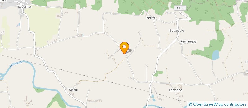 localisation de l'entreprise MONSIEUR DIDIER LE BERRIGAUD  LOCQUELTAS