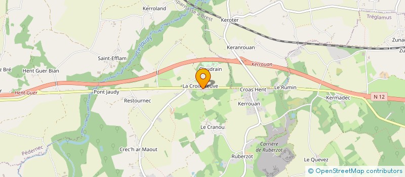 localisation de l'entreprise MONSIEUR DIDIER LE BIHAN  TREGLAMUS