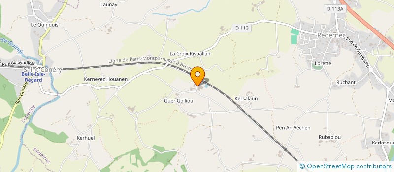 localisation de l'entreprise MONSIEUR DIDIER LE BLEVENNEC  PEDERNEC