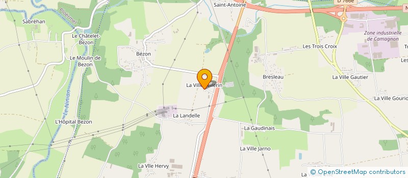 localisation de l'entreprise MONSIEUR DIDIER LE BRETON à PLOERMEL