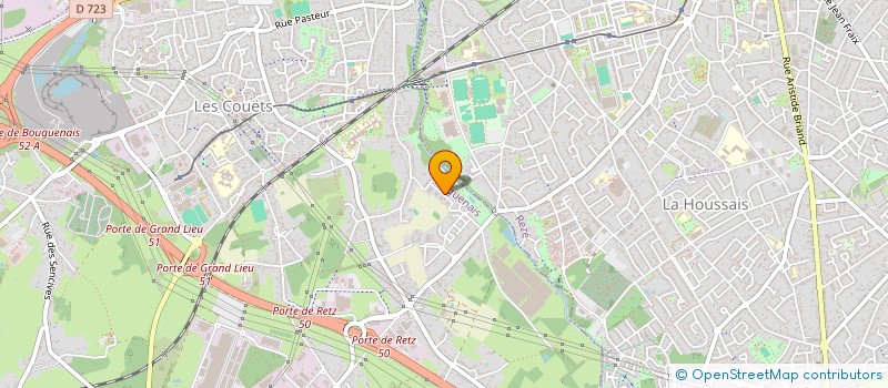 localisation de l'entreprise MONSIEUR DIDIER LE GALLO  BOUGUENAIS