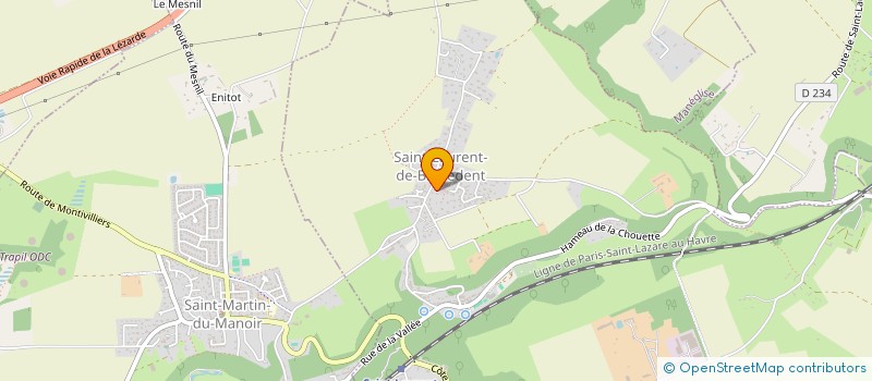 localisation de l'entreprise MONSIEUR DIDIER LE GRAND  SAINT-LAURENT-DE-BREVEDENT