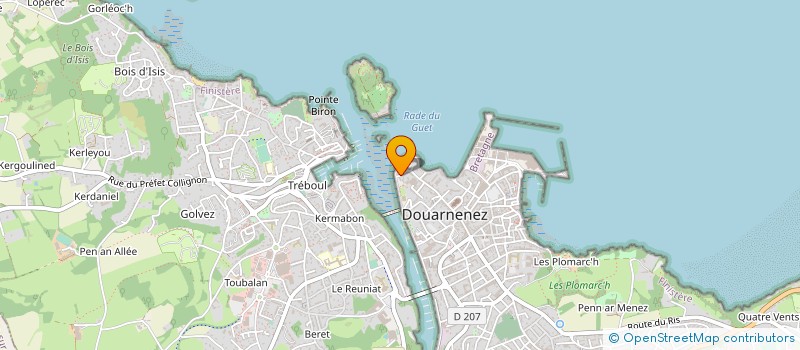 localisation de l'entreprise MONSIEUR DIDIER LE LAIN  DOUARNENEZ