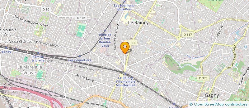 localisation de l'entreprise MONSIEUR DIDIER LE ROUX  LE RAINCY