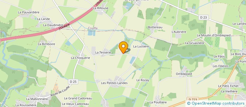 localisation de l'entreprise MONSIEUR DIDIER LE ROUX  COUFFE