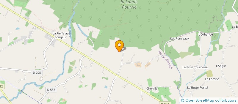 localisation de l'entreprise MONSIEUR DIDIER LE SURTEL  MORTAIN-BOCAGE