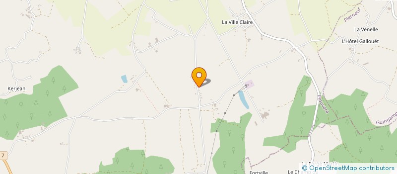 localisation de l'entreprise MONSIEUR DIDIER LE VOURC'H  PLOUVARA