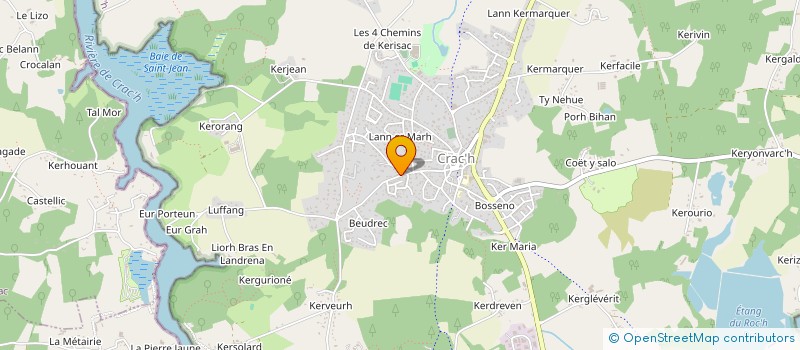 localisation de l'entreprise MONSIEUR DIDIER LE VOURCH  CRACH