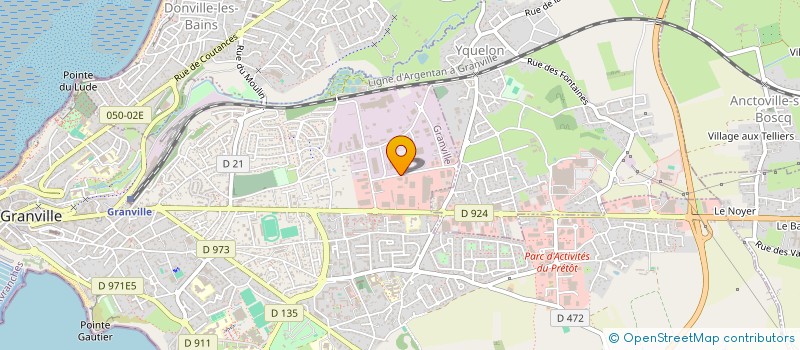 localisation de l'entreprise MONSIEUR DIDIER LEBARILLIER  GRANVILLE