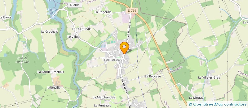 localisation de l'entreprise MONSIEUR DIDIER LEBARS  TREMEREUC