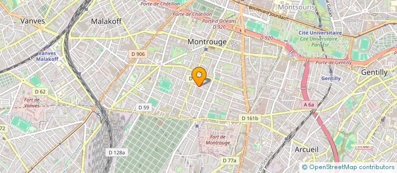 localisation de l'entreprise MONSIEUR DIDIER LEBEGUE à MONTROUGE