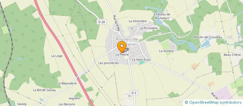 localisation de l'entreprise MONSIEUR DIDIER LEBERT  ROUZIERS-DE-TOURAINE