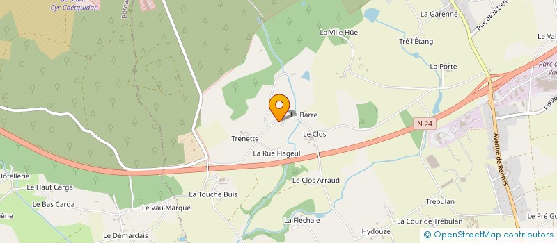 localisation de l'entreprise MONSIEUR DIDIER LEBLANC à MONTENEUF