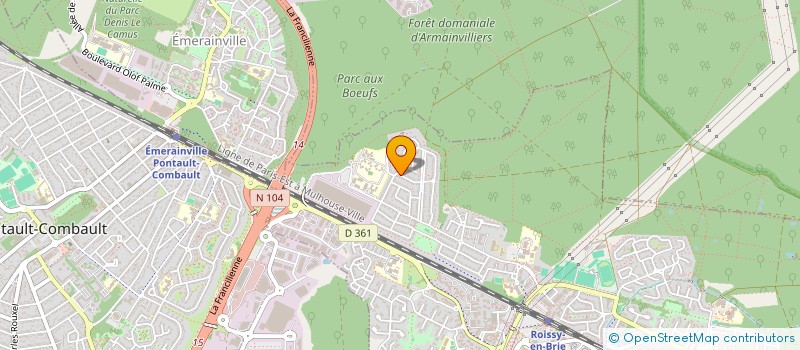 localisation de l'entreprise MONSIEUR DIDIER LEBOUVIER  ROISSY-EN-BRIE