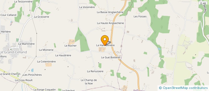 localisation de l'entreprise MONSIEUR DIDIER LECHAT  LE GRAND-CELLAND