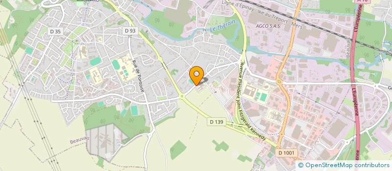 localisation de l'entreprise MONSIEUR DIDIER LECLERE  ANDEVILLE