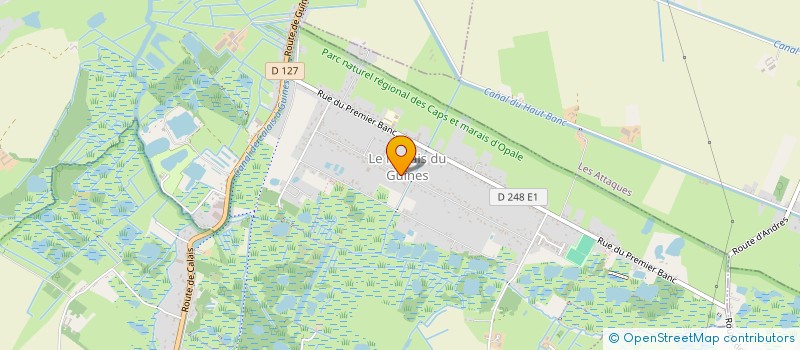 localisation de l'entreprise MONSIEUR DIDIER LECOMTE à GUINES