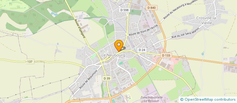 localisation de l'entreprise MONSIEUR DIDIER LECOUTEUX  LE NEUBOURG