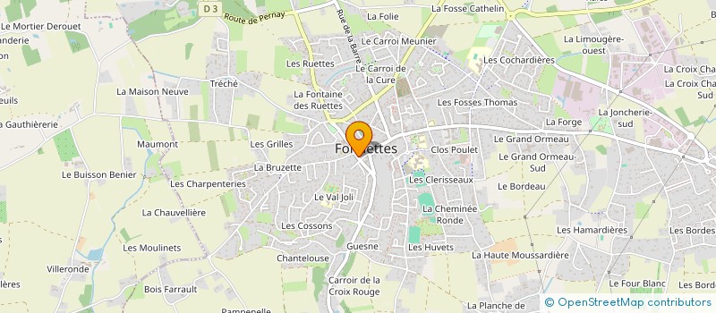 localisation de l'entreprise MONSIEUR DIDIER LECOUTURIER  FONDETTES