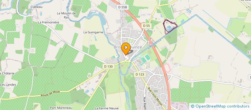 localisation de l'entreprise MONSIEUR DIDIER LECUIT à BRISSAC LOIRE AUBANCE