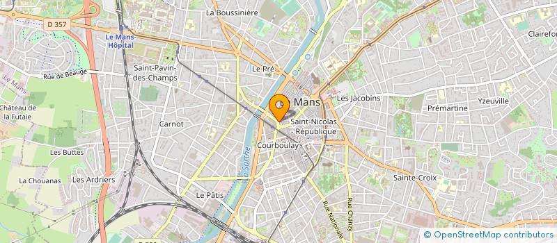 localisation de l'entreprise MONSIEUR DIDIER LEDUS à LE MANS
