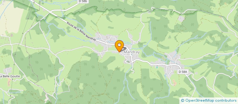 localisation de l'entreprise MONSIEUR DIDIER LEFEBVRE  MANDRAY