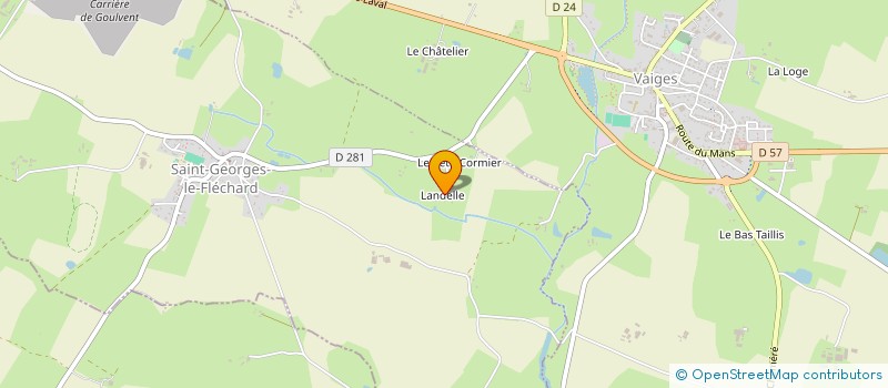 localisation de l'entreprise MONSIEUR DIDIER LEFEUVRE  ST GEORGES LE FLECHARD