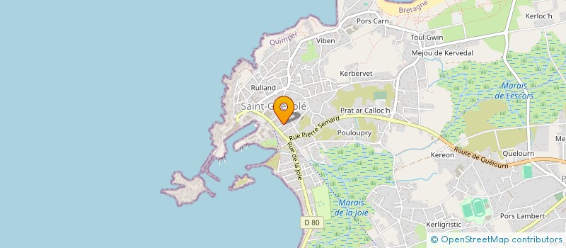 localisation de l'entreprise MONSIEUR DIDIER LEFEVRE  PENMARCH