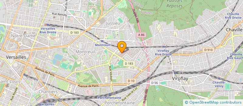 localisation de l'entreprise MONSIEUR DIDIER LEFEVRE à VERSAILLES