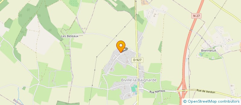 localisation de l'entreprise MONSIEUR DIDIER LEFORT  BIVILLE-LA-BAIGNARDE