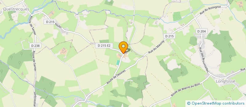 localisation de l'entreprise MONSIEUR DIDIER LEFRANC  WIERRE-AU-BOIS