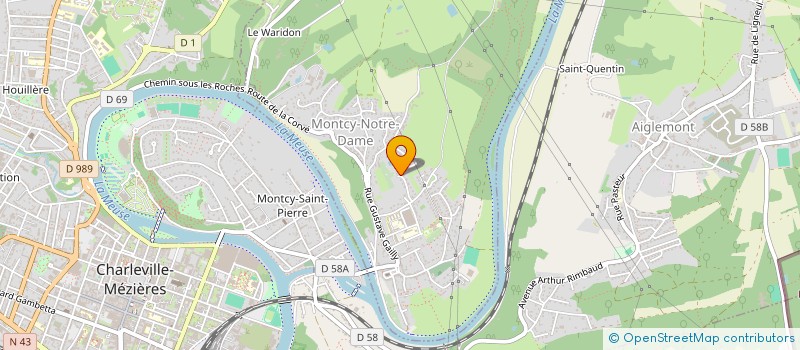 localisation de l'entreprise MONSIEUR DIDIER LEFRANC à MONTCY-NOTRE-DAME