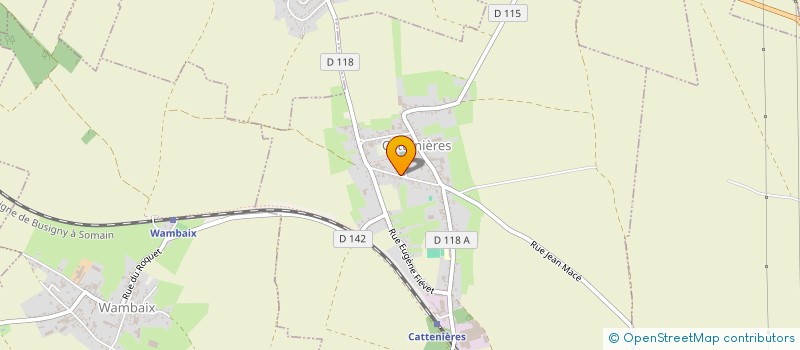 localisation de l'entreprise MONSIEUR DIDIER LEFRANCOIS  CATTENIERES