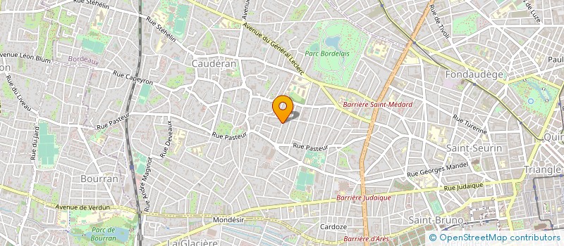 localisation de l'entreprise MONSIEUR DIDIER LEGLISE à BORDEAUX