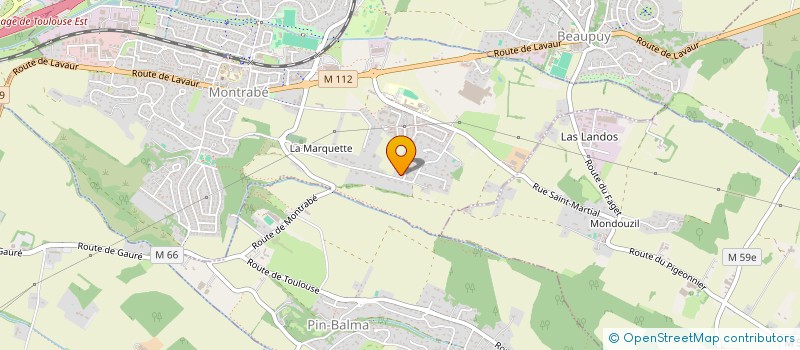 localisation de l'entreprise MONSIEUR DIDIER LEGOFF  MONTRABE