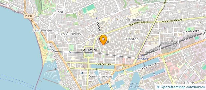 localisation de l'entreprise MONSIEUR DIDIER LEGRAND à LE HAVRE