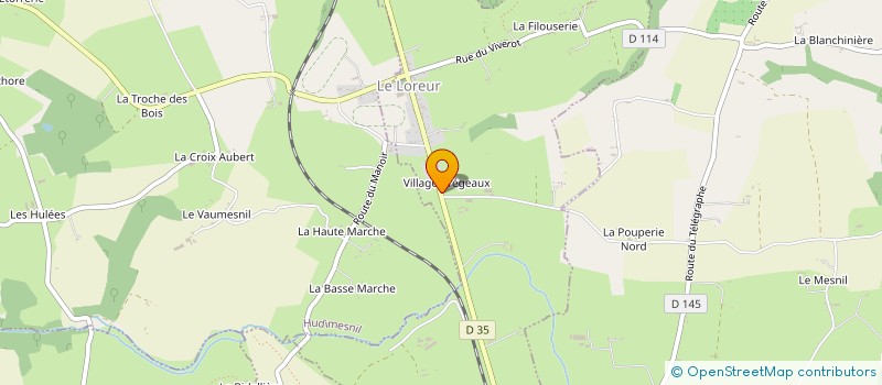 localisation de l'entreprise MONSIEUR DIDIER LEGRAND  LE LOREUR