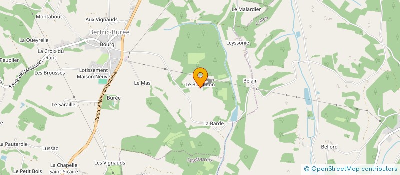 localisation de l'entreprise MONSIEUR DIDIER LEGUET  BERTRIC-BUREE