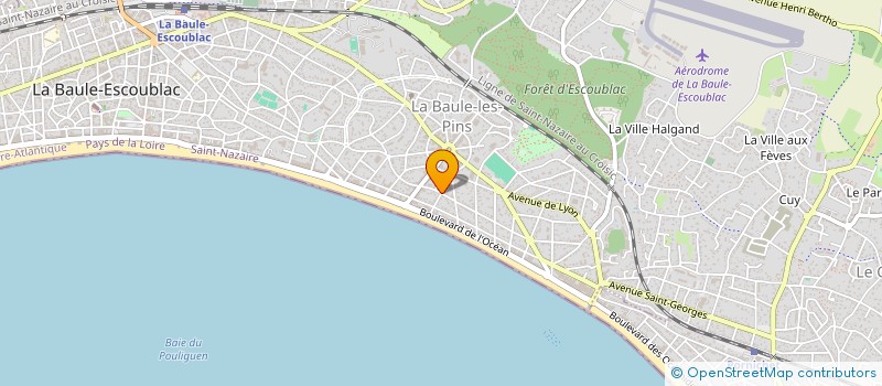 localisation de l'entreprise MONSIEUR DIDIER LEGUILLON à LA BAULE-ESCOUBLAC
