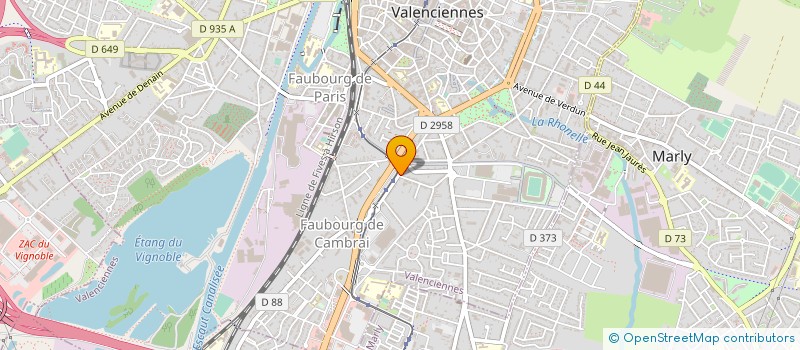 localisation de l'entreprise MONSIEUR DIDIER LELEU à VALENCIENNES