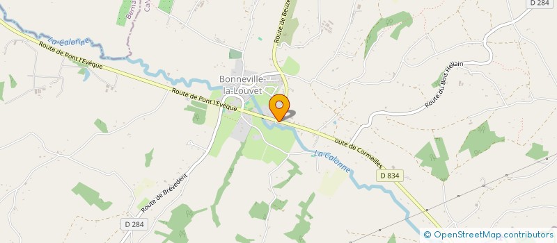 localisation de l'entreprise MONSIEUR DIDIER LELIEVRE  BONNEVILLE-LA-LOUVET