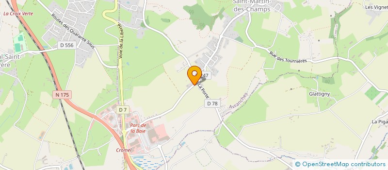 localisation de l'entreprise MONSIEUR DIDIER LEMARCHAND  AVRANCHES