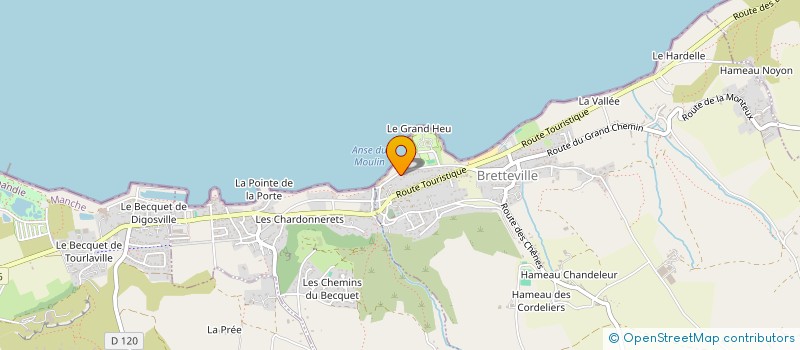 localisation de l'entreprise MONSIEUR DIDIER LEMIERE  BRETTEVILLE