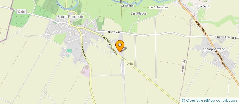 localisation de l'entreprise MONSIEUR DIDIER LEMPEREUR  SAINT-POMPAIN