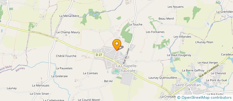 localisation de l'entreprise MONSIEUR DIDIER LEPEIGNEUL  LA CHAPELLE-CHAUSSEE