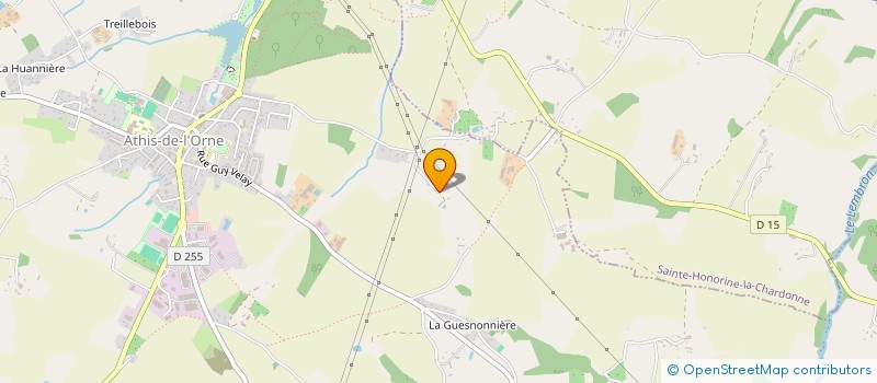 localisation de l'entreprise MONSIEUR DIDIER LEPEINTEUR à ATHIS-VAL DE ROUVRE