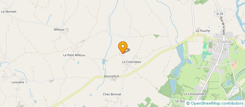 localisation de l'entreprise MONSIEUR DIDIER LEPETIT à CHAILLAC