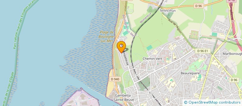 localisation de l'entreprise MONSIEUR DIDIER LEPRETRE  BOULOGNE-SUR-MER