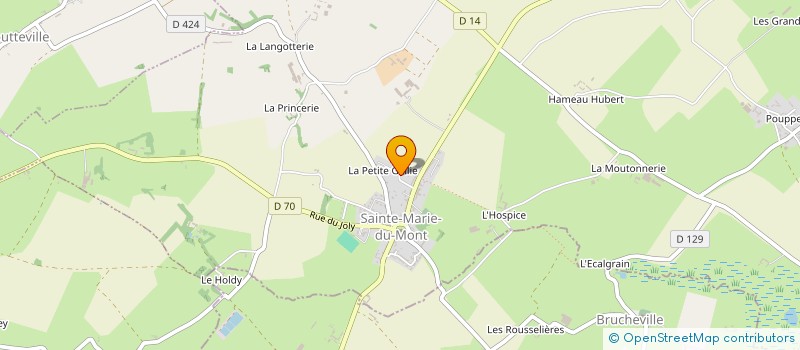 localisation de l'entreprise MONSIEUR DIDIER LEPREVOST  SAINTE-MARIE-DU-MONT