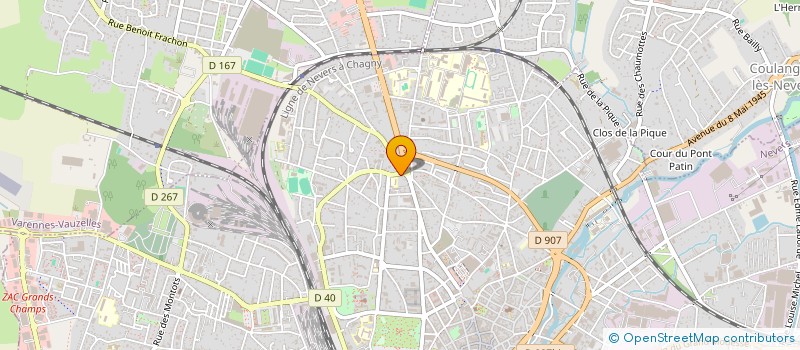 localisation de l'entreprise MONSIEUR DIDIER LEQUEUX à NEVERS
